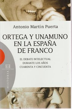 portada Ortega y Unamuno en la España de Franco