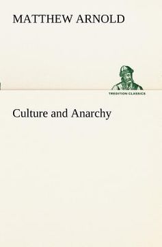 portada culture and anarchy (en Inglés)