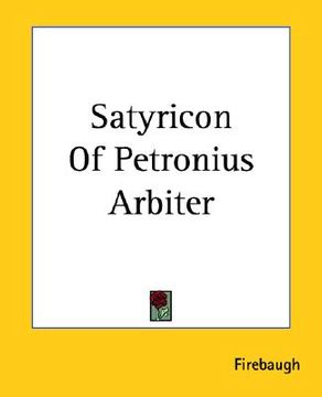 portada satyricon of petronius arbiter (en Inglés)