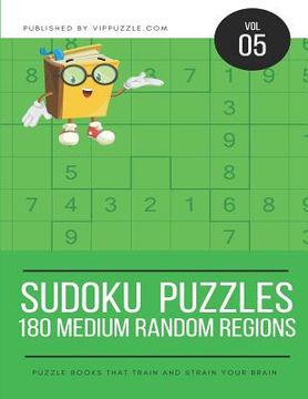 portada Sudoku Puzzles - 180 Medium Random Regions (en Inglés)