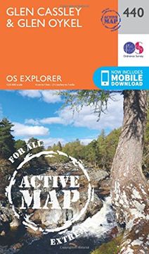 portada Glen Cassley and Glen Oykel (OS Explorer Active Map)