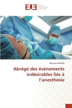 portada Abrégé des événements indésirables liés à l'anesthésie (en Francés)