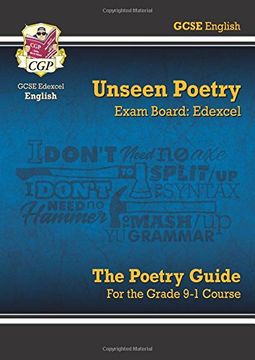portada New Grade 9-1 GCSE English Literature Edexcel Unseen Poetry Guide