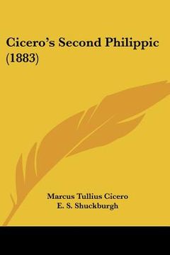 portada cicero's second philippic (1883) (in English)