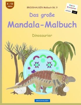 portada BROCKHAUSEN Malbuch Bd. 9 - Das große Mandala-Malbuch: Dinosaurier: Volume 9