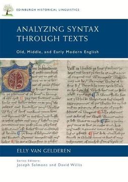 portada Analyzing Syntax Through Texts: Old, Middle, and Early Modern English (Edinburgh Historical Linguisti)