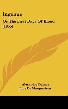 portada ingenue: or the first days of blood (1855) (en Inglés)