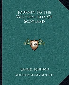 portada journey to the western isles of scotland (in English)