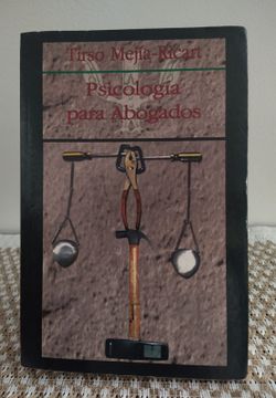 portada PSICOLOGIA PARA ABOGADOS 3 ED (in Spanish)