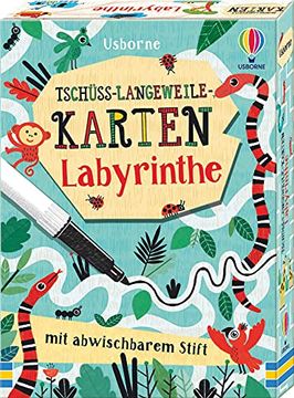 portada Tschüss-Langeweile-Karten: Labyrinthe 
