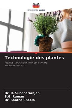 portada Technologie des plantes (en Francés)