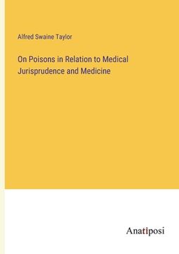 portada On Poisons in Relation to Medical Jurisprudence and Medicine (en Inglés)