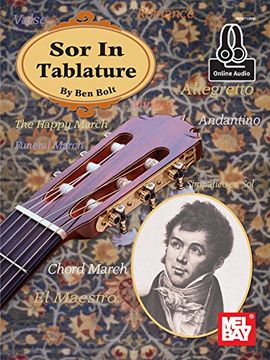 portada Ben Bolt: Sor in Tablature (Book/Online Audio) Guitare+Telechargement