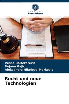 portada Recht und neue Technologien (en Alemán)