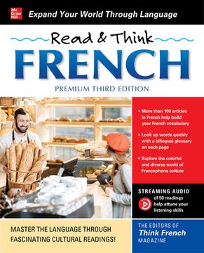 portada Read & Think French, Premium Third Edition (Ntc Foreign Language) (in English)
