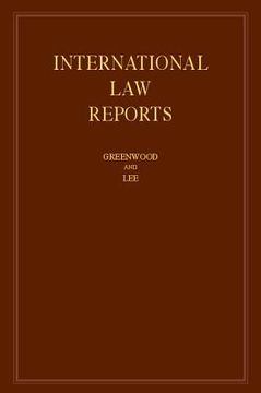 portada International Law Reports: Volume 169 (en Inglés)