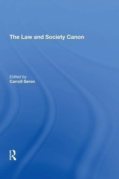 portada The law and Society Canon (en Inglés)