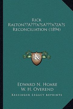 portada rick raltona acentsacentsa a-acentsa acentss reconciliation (1894) (en Inglés)