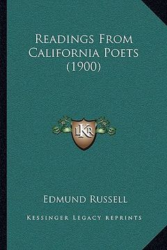 portada readings from california poets (1900) (en Inglés)
