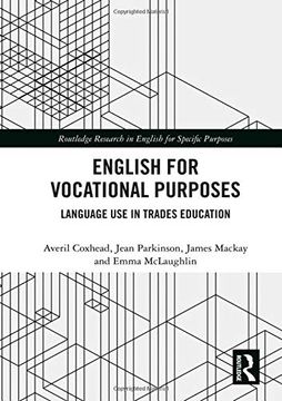 portada English for Vocational Purposes: Language use in Trades Education (Routledge Research in English for Specific Purposes) 