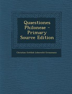 portada Quaestiones Philoneae (en Latin)