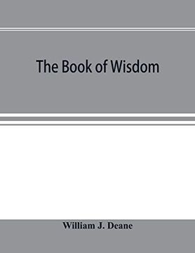 portada The Book of Wisdom: The Greek Text, the Latin Vulgate, and the Authorised English Version (in English)