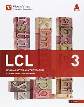 portada LCL 3 (lengua Castellana Catalunya) Aula 3D