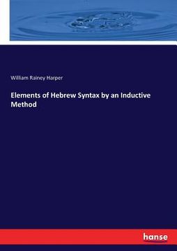 portada Elements of Hebrew Syntax by an Inductive Method (en Inglés)