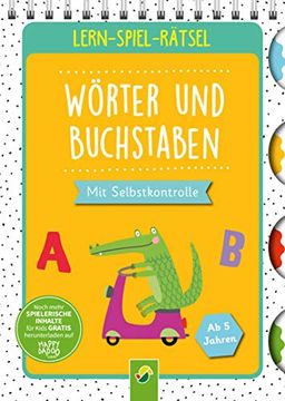 portada Lernspielrtsel Wrter und Buchstaben mit Selbstkontrolle ab 5 Jahren (in German)