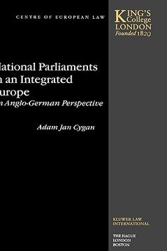 portada national parliaments in an integrated europe, an anglo-german perspective