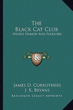 portada the black cat club: negro humor and folklore