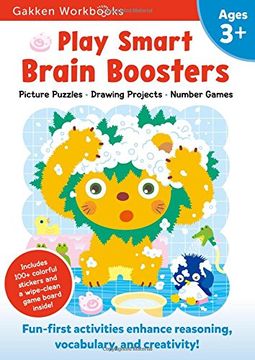 portada Play Smart Brain Boosters 3+: For Ages 3+ (Gakken Workbooks)
