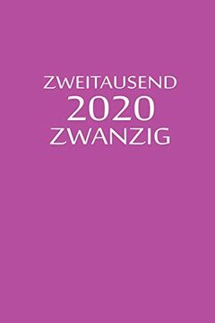portada Zweitausend Zwanzig 2020: Ladyplaner 2020 a5 Lila (en Alemán)