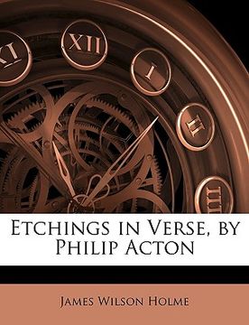 portada etchings in verse, by philip acton (en Inglés)