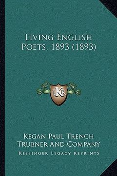 portada living english poets, 1893 (1893) (en Inglés)