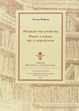 portada Pruébase por Escritura (in Spanish)