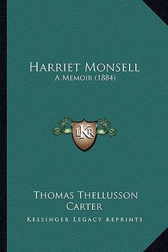 portada harriet monsell: a memoir (1884) (en Inglés)