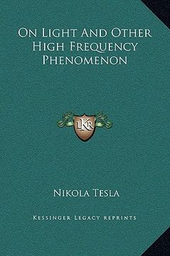 portada on light and other high frequency phenomenon (en Inglés)