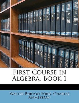 portada first course in algebra, book 1