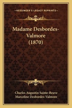 portada Madame Desbordes-Valmore (1870) (in French)