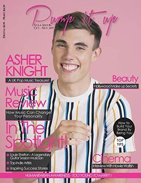 portada Pump it up Magazine: Asher Knight - a uk pop Music Treasure (Volume 4) (in English)