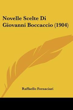 portada Novelle Scelte Di Giovanni Boccaccio (1904) (en Italiano)