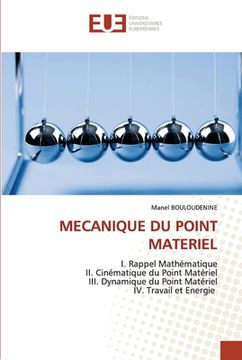 portada Mecanique Du Point Materiel (en Francés)