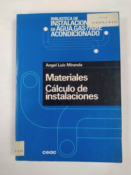 portada Materiales: Calculo de Instalaciones 2 (3ª Ed. )