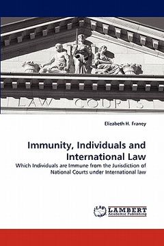 portada immunity, individuals and international law (en Inglés)