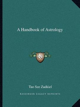 portada a handbook of astrology (in English)