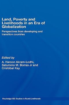 portada land, poverty and livelihoods in the era of globalization: perspectives from developing and transition countries (en Inglés)