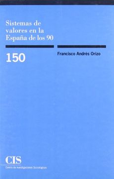 portada Sistemas de Valores en la España de los 90 (Monografías)