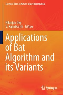 portada Applications of Bat Algorithm and Its Variants