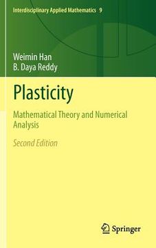 portada plasticity: mathematical theory and numerical analysis (en Inglés)